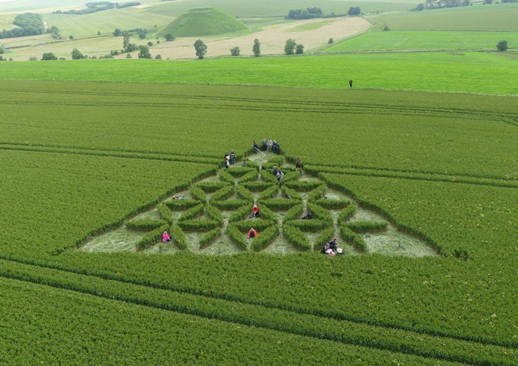 Coolest Crop Circles - crop circles post - Imgur
