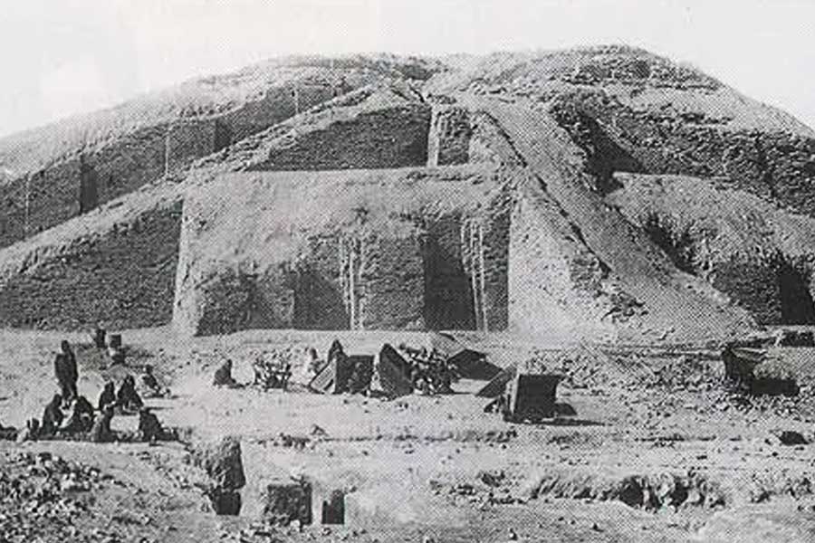 Great ziggurat | Great ziggurat of ur, facts about 4000 year old Mesopotamian pyramid dgtl - Anandabazar