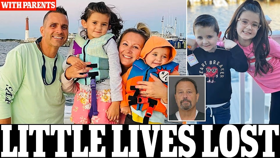 Millionaire grandpa, 64, was DRUNK when he crashed boat during 9pm trip and  killed his two young grandkids who were his daughter's only children,  police say A New Jersey grandfather was drunk