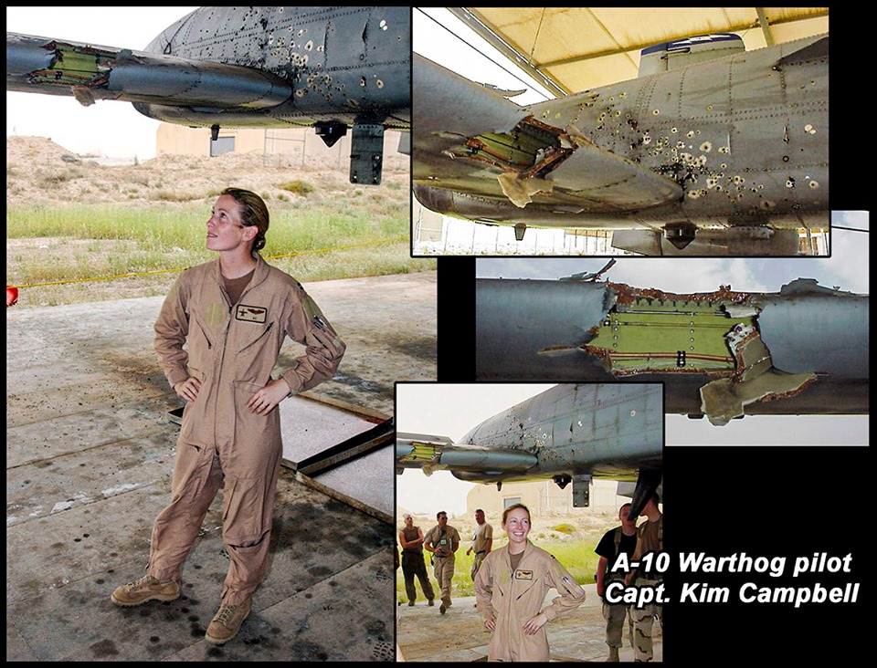 The Story of Kim Campbell, the Heroic Female A-10 Pilot who Landed Her Damaged Warthog Using Only 'Cranks and Cables' - The Aviation Geek Club